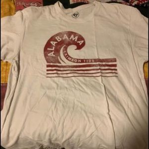Off-white colored crimson tide tshirt